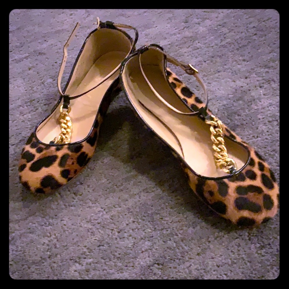 JCREW Leopard shoes